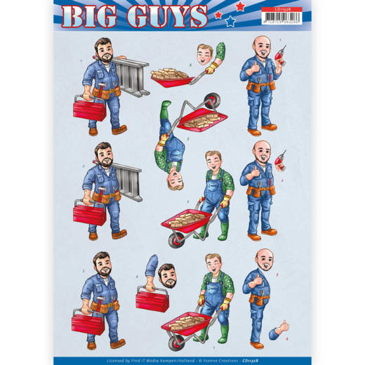 Repairs - Big Guys 3D-Knipvel Yvonne Creations Repairs - Big Guys 3D-Knipvel Yvonne Creations