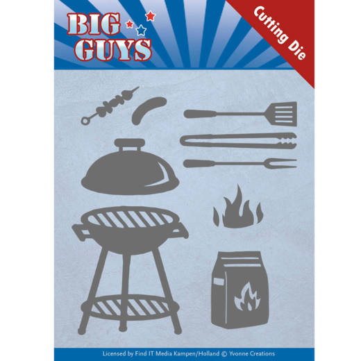 BBQ Time - Big Guys - Snijmal - Yvonne Creations BBQ Time - Big Guys - Snijmal - Yvonne Creations