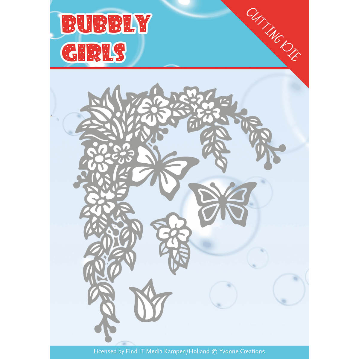 Flower Corner - Bubbly Girls - Snijmal - Yvonne Creations Flower Corner - Bubbly Girls - Snijmal - Yvonne Creations