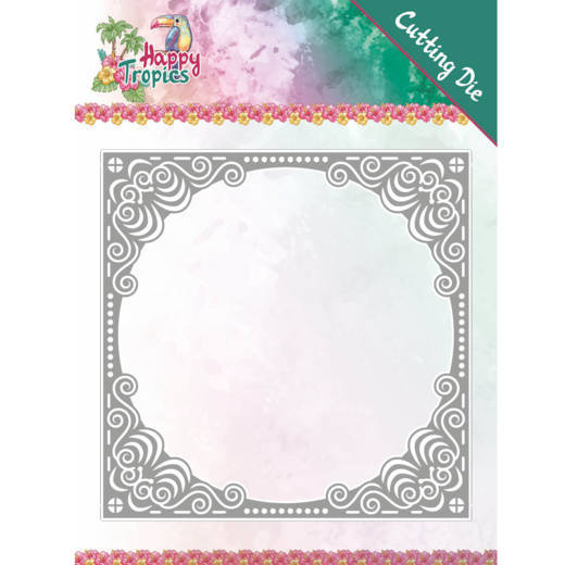 Tropical Frame - Happy Tropics - Snijmal - Yvonne Creations 