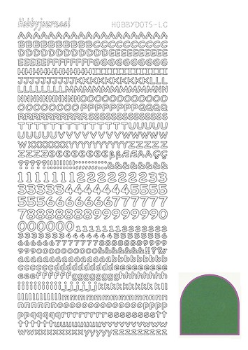 Hobbydots sticker - Mirror Green