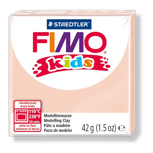Fimo kids boetseerklei 42 g huidskleur Fimo kids boetseerklei 42 g huidskleur