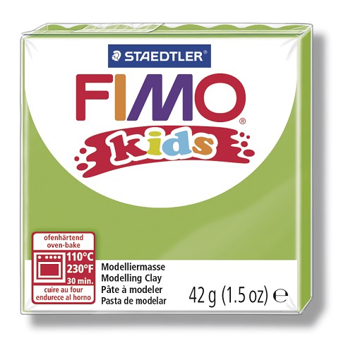 Fimo kids boetseerklei 42 g lichtgroen Fimo kids boetseerklei 42 g lichtgroen