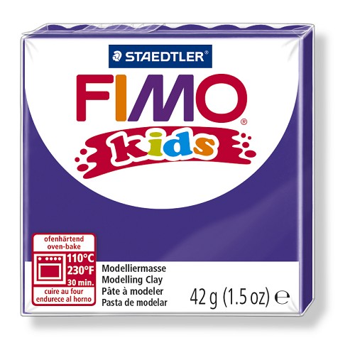 Fimo kids boetseerklei 42 g lila Fimo kids boetseerklei 42 g lila
