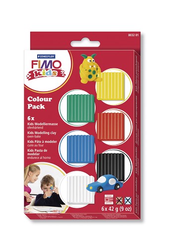Fimo kids Colour pack basic (6 x 42 g) Fimo kids Colour pack basic (6 x 42 g)