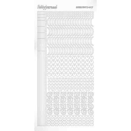 Hobbydots sticker - Adhesive White Hobbydots sticker - Adhesive White