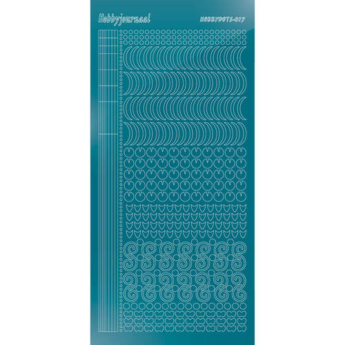 Hobbydots sticker - Mirror Turquoise Hobbydots sticker - Mirror Turquoise