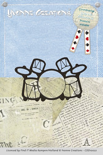 Die - Yvonne Creations - Men - Drum kit Die - Yvonne Creations - Men - Drum kit