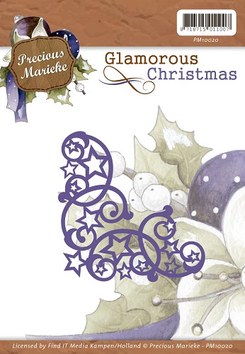 Die - Precious Marieke - Glamorous Christmas - Nightsky Corner Die - Precious Marieke - Glamorous Christmas - Nightsky Corner