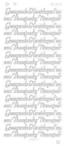 Gezegende Kerstdagen - Goud