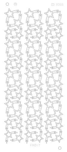 Star stickers Platinum - Goud Star stickers Platinum - Goud