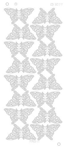 Butterflies Large Platinum - Goud