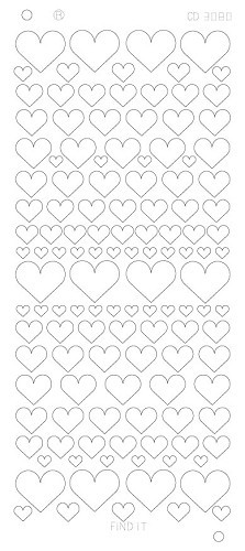 Hearts Various Platinum - Goud