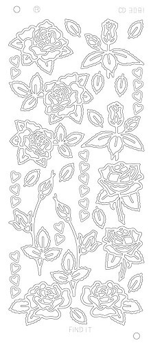 Roses and hearts Platinum - Goud