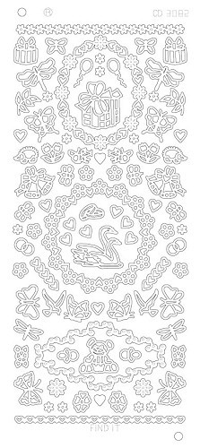 Various ornaments Platinum - Goud
