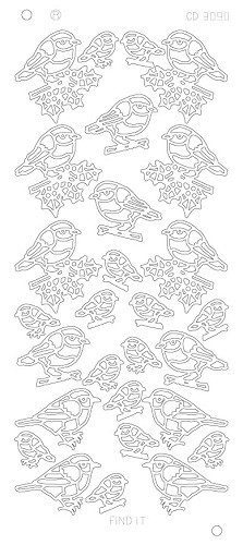 X-mas birds - Goud X-mas birds - Goud