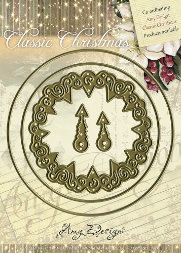 Die - Amy Design - Die - Classic Christmas - Clock