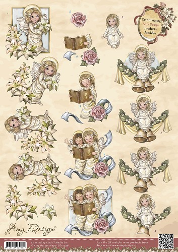 Engeltjes - Vintage Christmas Collection 3D-Knipvel Amy Design