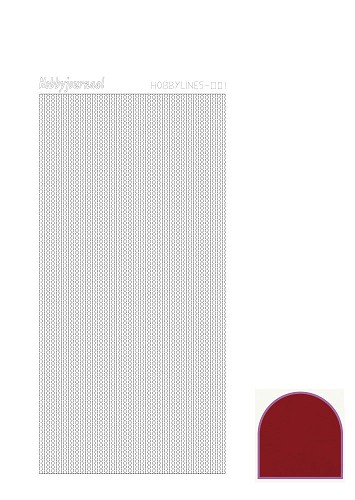 Hobbylines sticker - Mirror Red Hobbylines sticker - Mirror Red