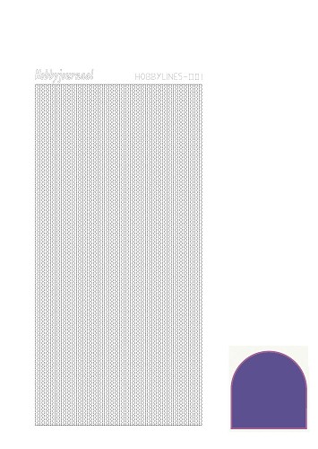 Hobbylines sticker - Mirror Violet Hobbylines sticker - Mirror Violet