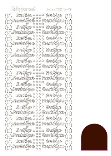 Hobbydots sticker - Mirror Brown