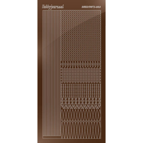 Hobbydots sticker - Mirror Brown Hobbydots sticker - Mirror Brown
