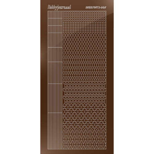 Hobbydots sticker - Mirror Brown Hobbydots sticker - Mirror Brown