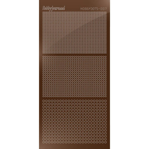 Hobbydots sticker - Mirror Brown Hobbydots sticker - Mirror Brown