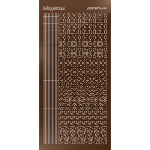 Hobbydots sticker - Mirror Brown Hobbydots sticker - Mirror Brown