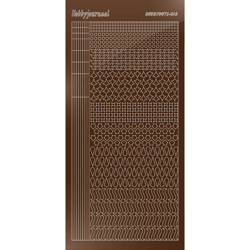 Hobbydots sticker - Mirror Brown Hobbydots sticker - Mirror Brown