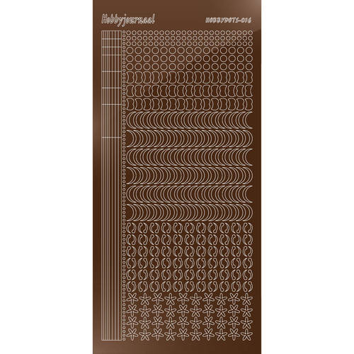 Hobbydots sticker - Mirror Brown Hobbydots sticker - Mirror Brown