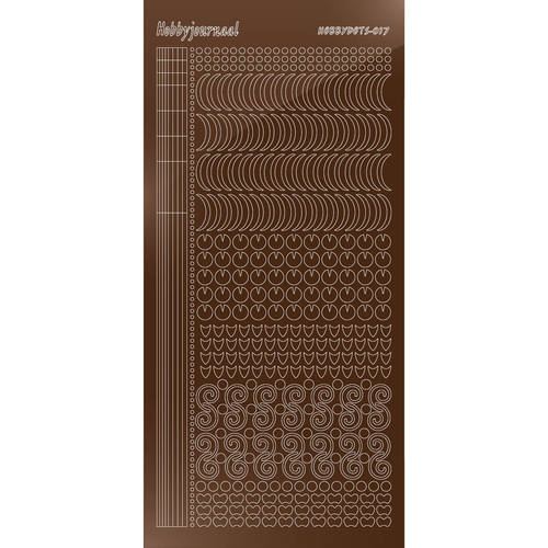 Hobbydots sticker - Mirror Brown Hobbydots sticker - Mirror Brown