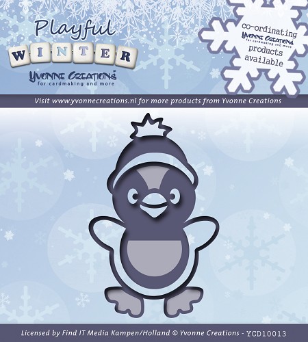 Die - Yvonne Creations - Playful Winter - Pinquin Die - Yvonne Creations - Playful Winter - Pinquin
