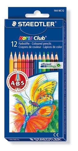 Noris Club kleurpotlood - set 12 st Noris Club kleurpotlood - set 12 st
