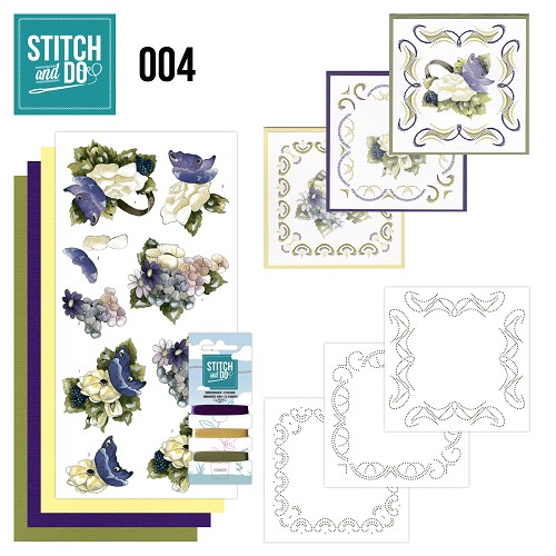 Stitch and Do 4 - Voorjaarsbloemen Stitch and Do 4 - Voorjaarsbloemen