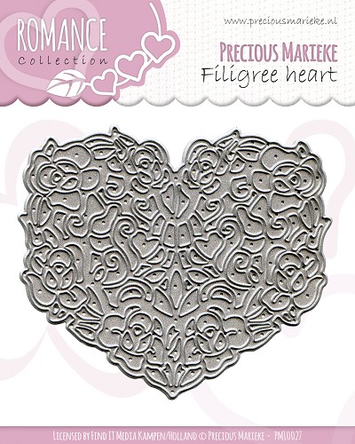 Die - Precious Marieke - Romance - Filigree heart Die - Precious Marieke - Romance - Filigree heart