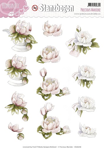 Nr. 2 Romance 3D-Uitdrukvel Push-Out Precious Marieke Nr. 2 Romance 3D-Uitdrukvel Push-Out Precious Marieke