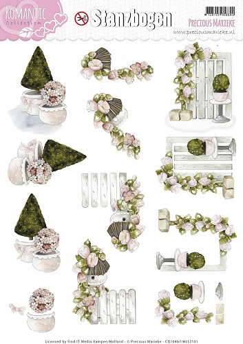 Nr. 4 Romance 3D-Uitdrukvel Push-Out Precious Marieke Nr. 4 Romance 3D-Uitdrukvel Push-Out Precious Marieke