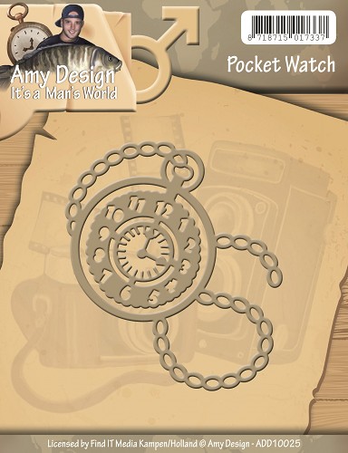 Die - Amy Design - Its a Mans World - Pocket Watch