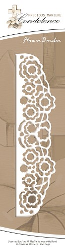 Die - Precious Marieke - Condoleance - Flower Border Die - Precious Marieke - Condoleance - Flower Border
