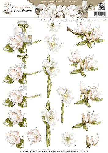 Sincere Condolences Color 3D-Knipvel Precious Marieke Sincere Condolences Color 3D-Knipvel Precious Marieke