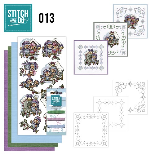 Stitch and Do 13 - Vogelhuisjes Stitch and Do 13 - Vogelhuisjes