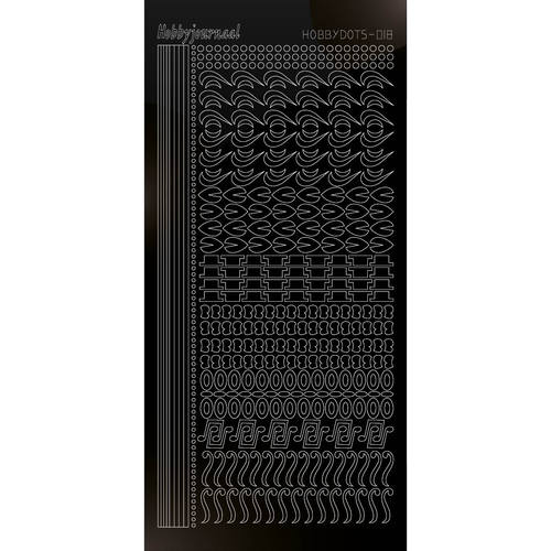 Hobbydots sticker - Adhesive - Black Hobbydots sticker - Adhesive - Black