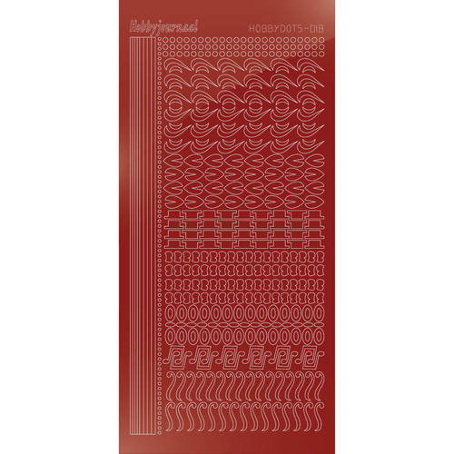 Hobbydots sticker - Mirror Red Hobbydots sticker - Mirror Red