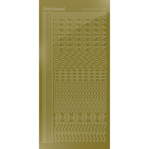 Hobbydots sticker - Mirror Gold Hobbydots sticker - Mirror Gold