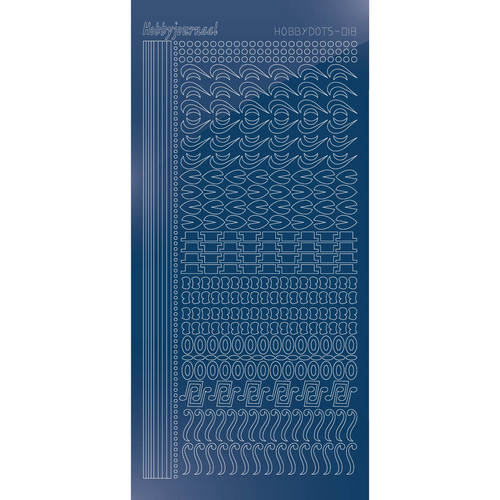 Hobbydots sticker - Mirror - Blue Hobbydots sticker - Mirror - Blue