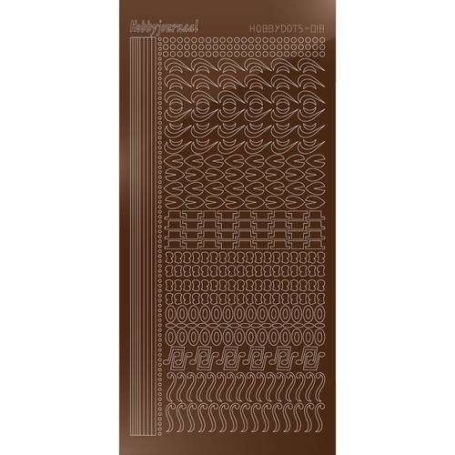 Hobbydots sticker - Mirror Brown Hobbydots sticker - Mirror Brown
