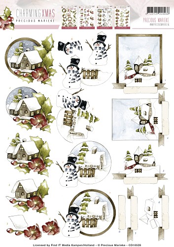 Country Charming Xmas 3D-Knipvel Precious Marieke