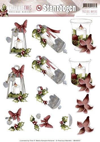 Nr. 2 Charming Xmas 3D-Uitdrukvel Push-Out Precious Marieke Nr. 2 Charming Xmas 3D-Uitdrukvel Push-Out Precious Marieke