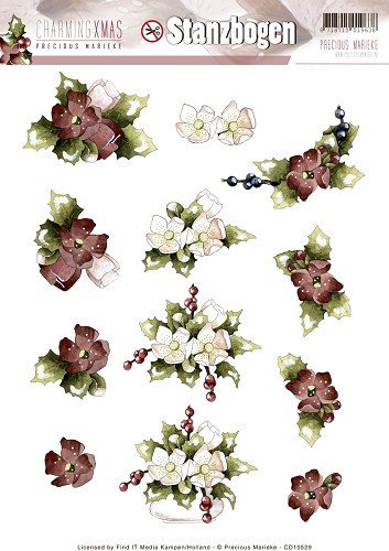 Nr. 4 Charming Xmas 3D-Uitdrukvel Push-Out Precious Marieke Nr. 4 Charming Xmas 3D-Uitdrukvel Push-Out Precious Marieke
